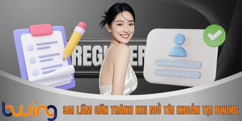 Sai lầm cần tránh khi mở tài khoản tại BWING